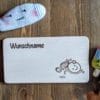 Frühstücksbrettchen / Kinderbrett aus Holz / Sternzeichen Wassermann / graviert und personalisiert